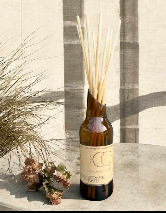 Bare Collection - repurposed beer bottle reed diffuser
