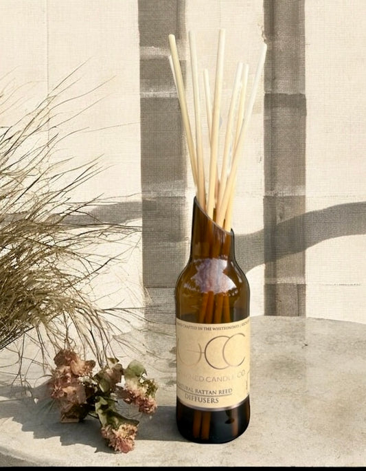 Bare Collection - repurposed beer bottle reed diffuser
