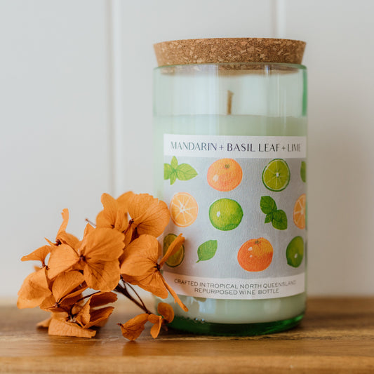 Mandarin + Basil Leaf + Lime